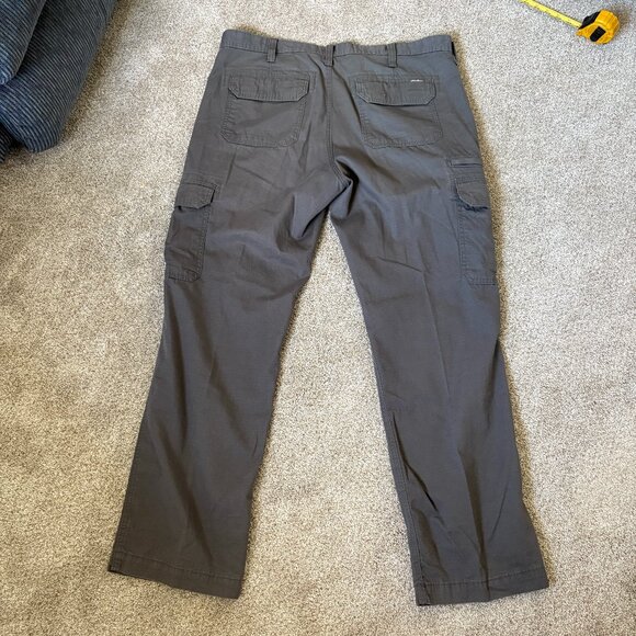 Eddie Bauer 00s Cargo Pants Size 38X32 Brown Y2K - Picture 4 of 9